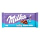 Milka Bubbly alpesi tejcsokoládé levegőbuborékos tejcsokoládé töltelékkel 90 g  1. kép