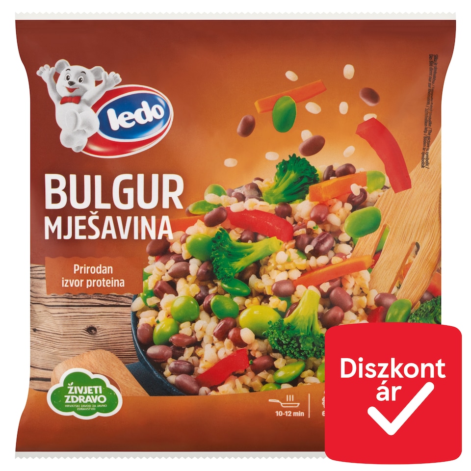 Ledo Bulgur Mix gyorsfagyasztott zöldségek bulgárral és árpával 400 g  1. kép