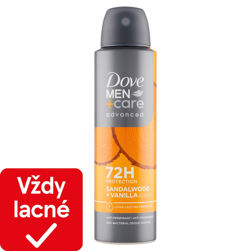 obrázok 1 z Dove Men+Care Advanced Sandalwood&Vanilla Antiperspirant sprej 150 ml