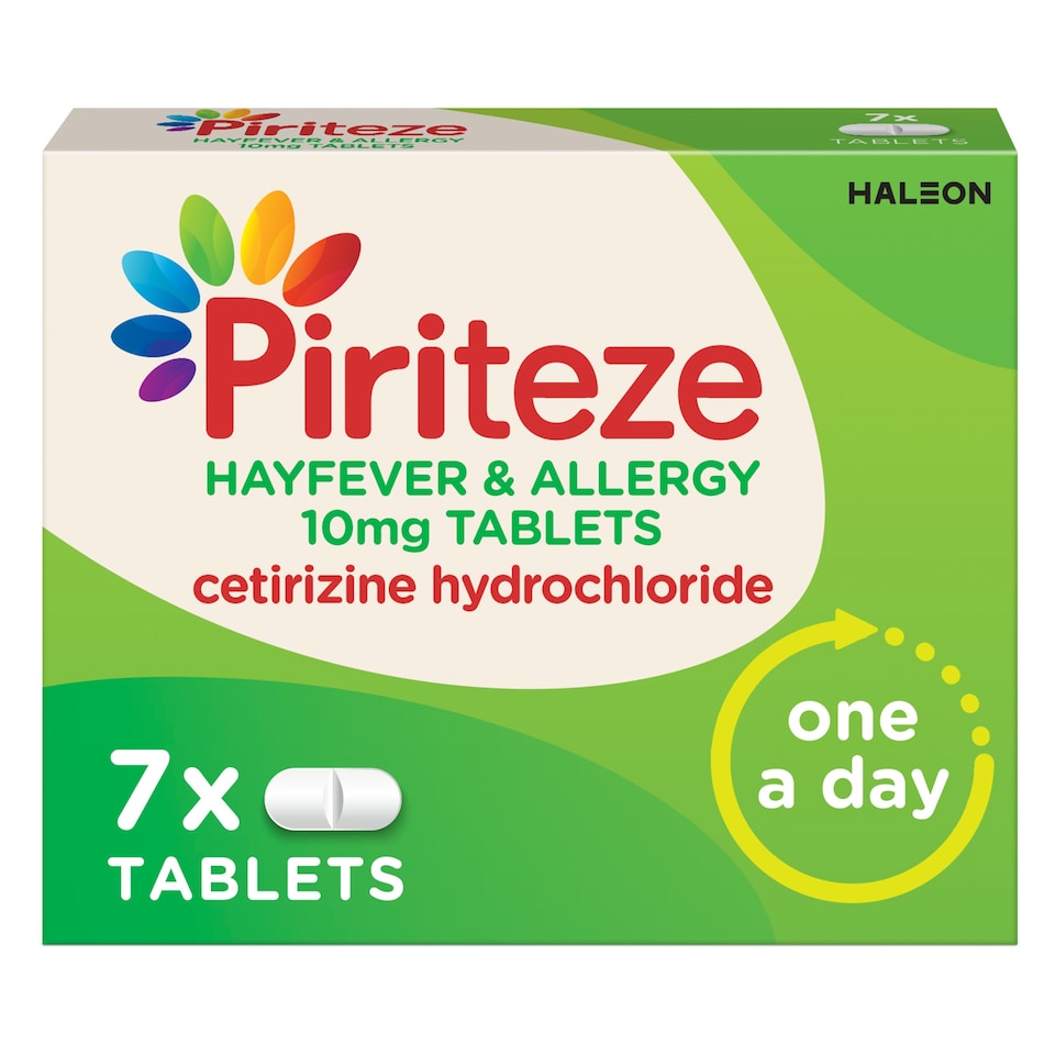 image 1 of Piriteze Hayfever & Allergy Relief Tablets 7s