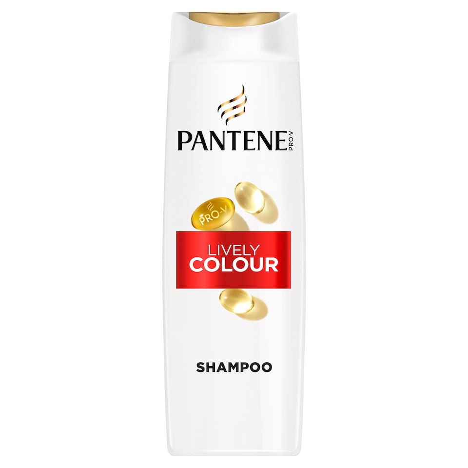 Obrázek 1 pro produkt Pantene Pro-V Lively Color Shampoo, se složením Pro-V a antioxidanty, pro barvené vlasy, 400 ML