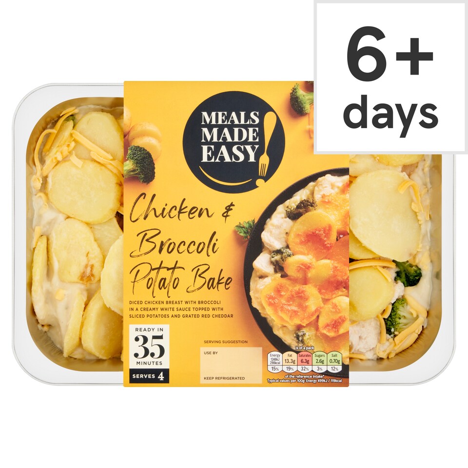 Meals Made Easy Chicken And Broccoli Potato Bake 1Kg