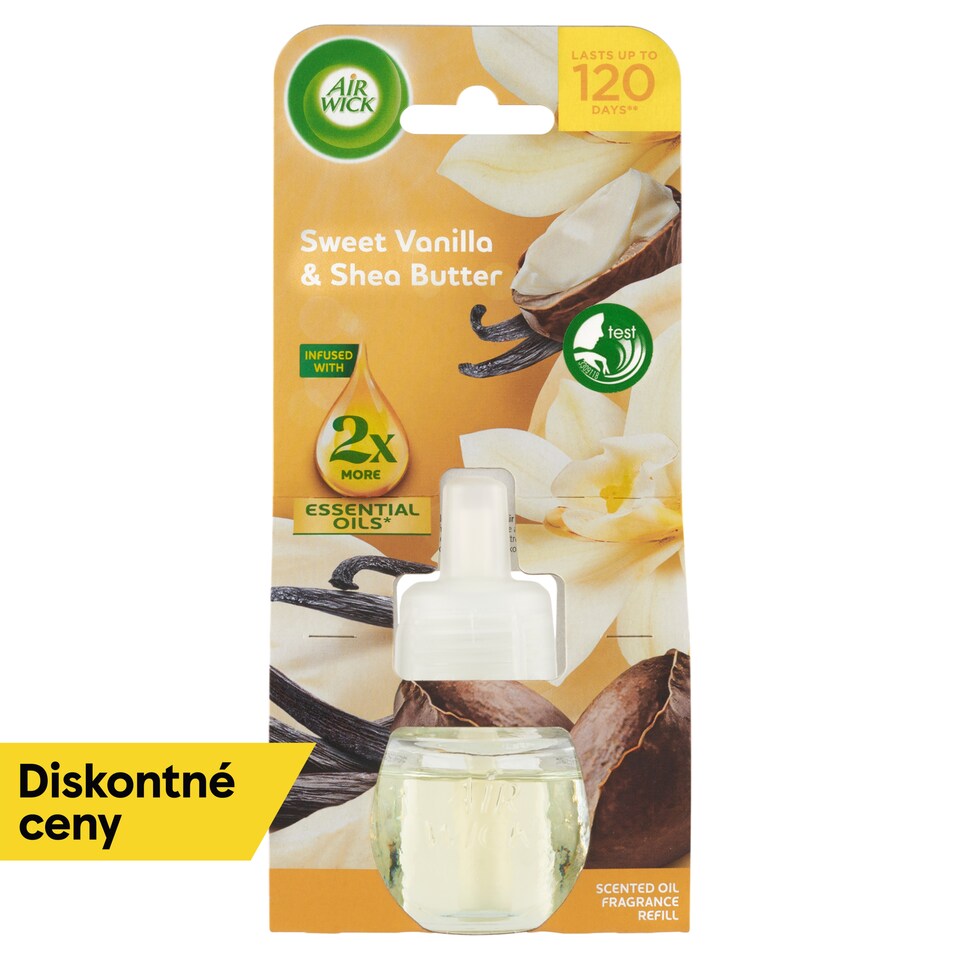 image 1 of Air Wick Scented Oil Fragrance Refill Sweet Vanilla & Shea Butter 19 ml