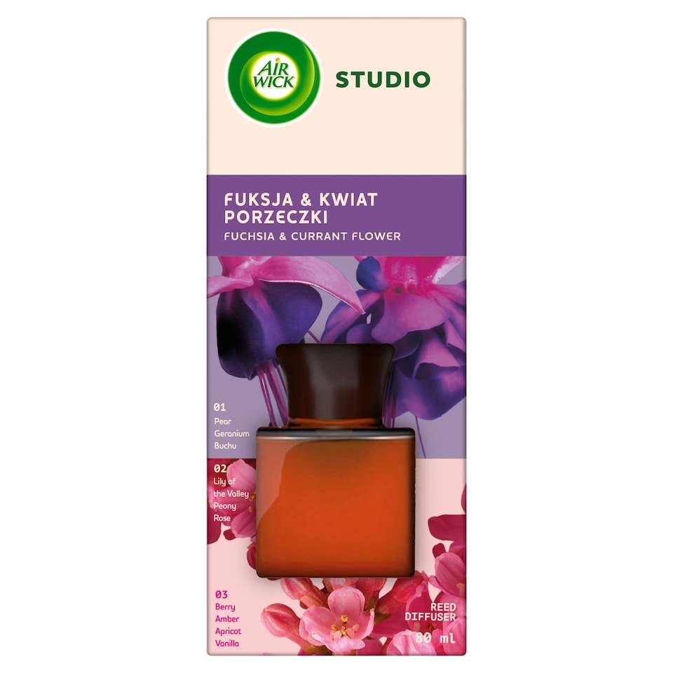 Air Wick Reed Diffuser Fuchsia & Currant Flower 80ml