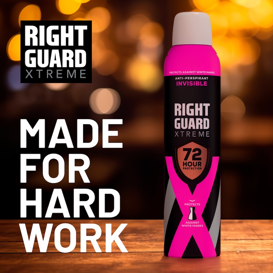 image 1 of Right Guard Xtreme Female 72 Hours Protection Anti-Perspirant Invisible 250ml