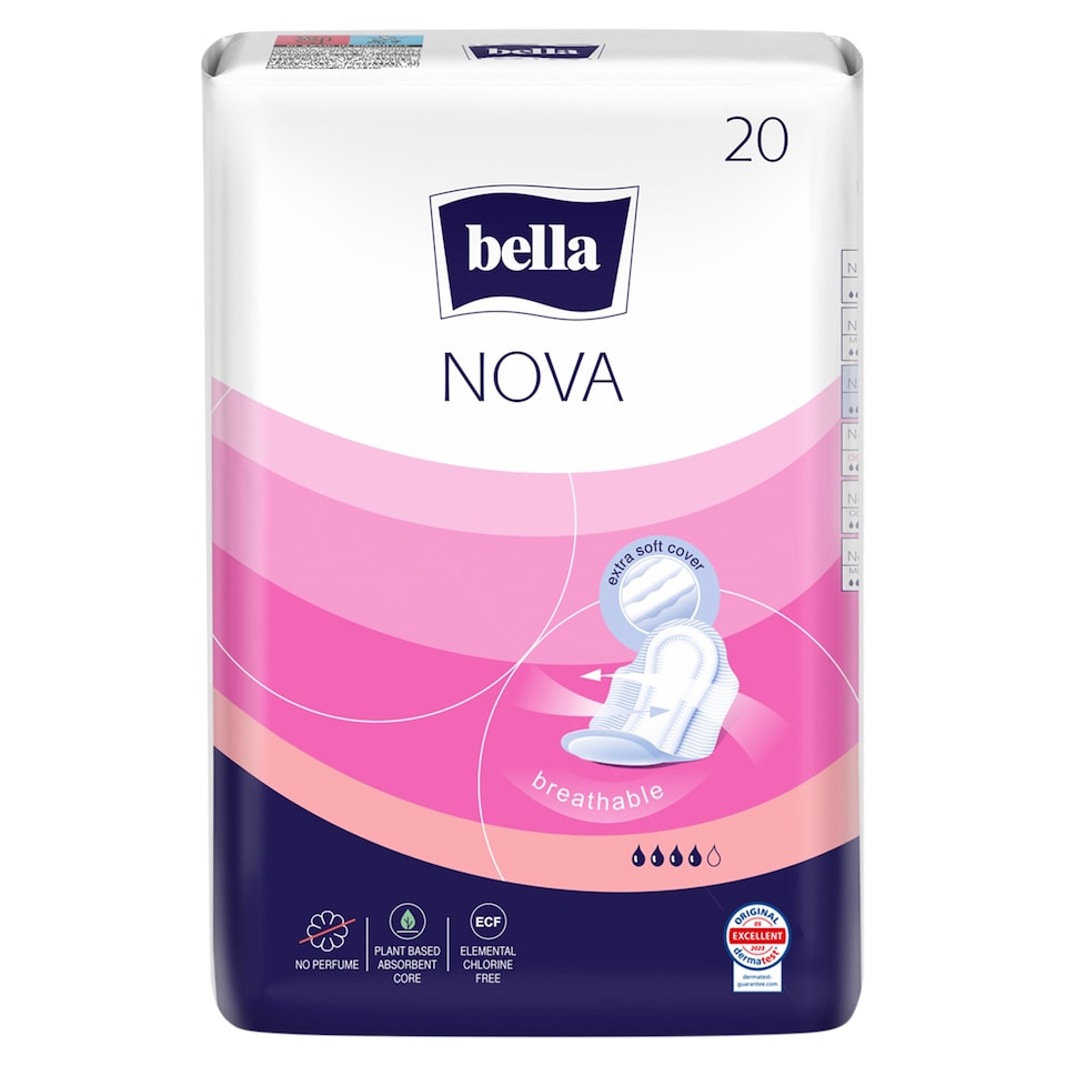 Bella Nova Hygienické vložky s křidélky á 20 ks