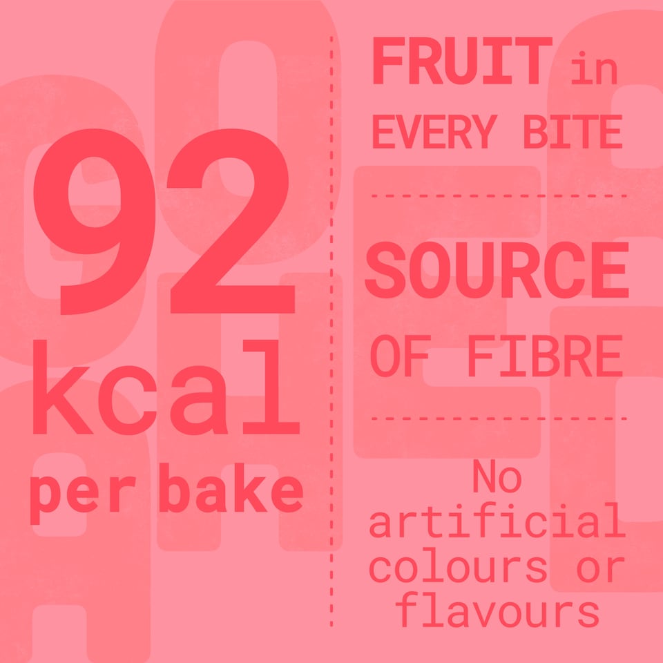 image 1 of GO AHEAD Fruit & Oat Bakes Strawberry 6 packs 150g