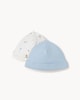 image 2 of F&F Baby 2-Pack Pure Cotton Hats in Blue