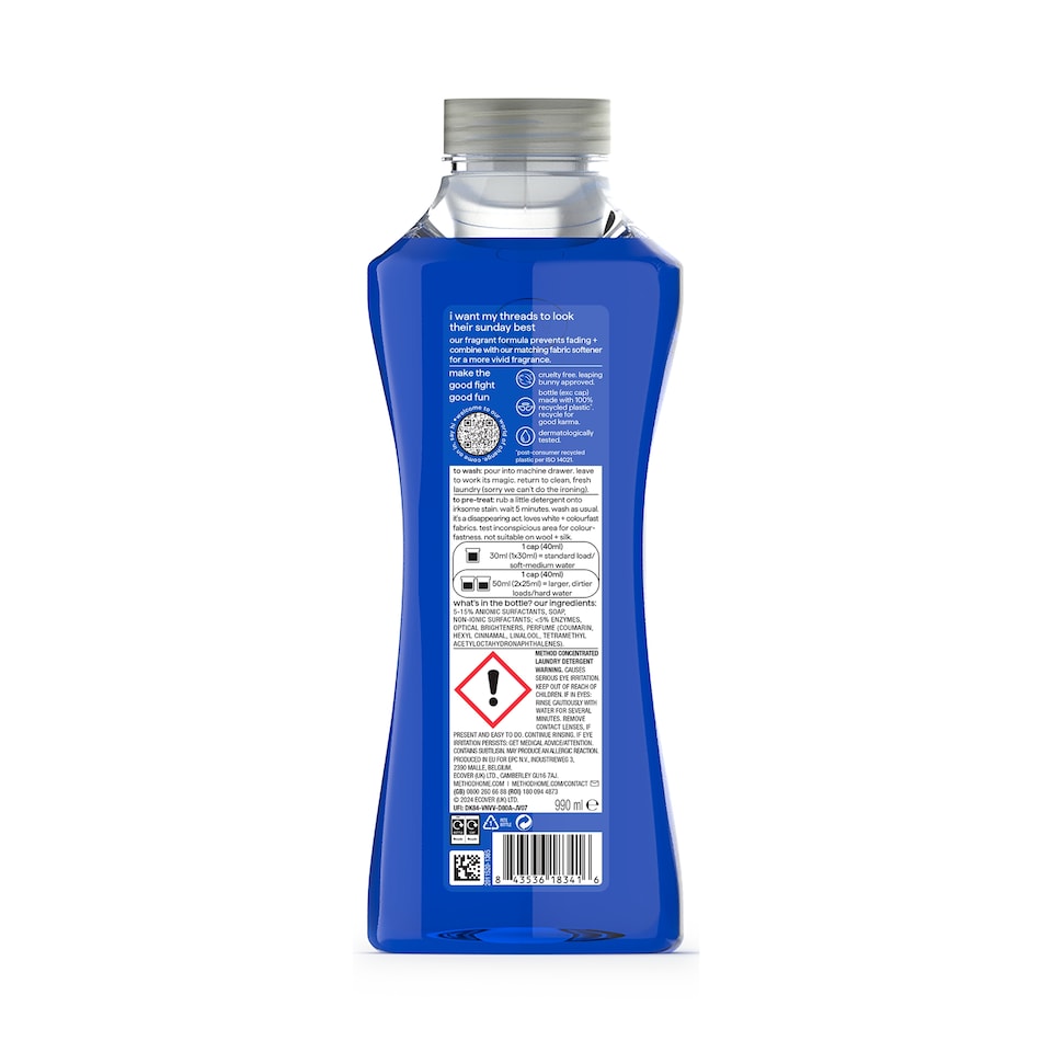 image 1 of Method Berry Splash Laundry Liquid 990ml 33W