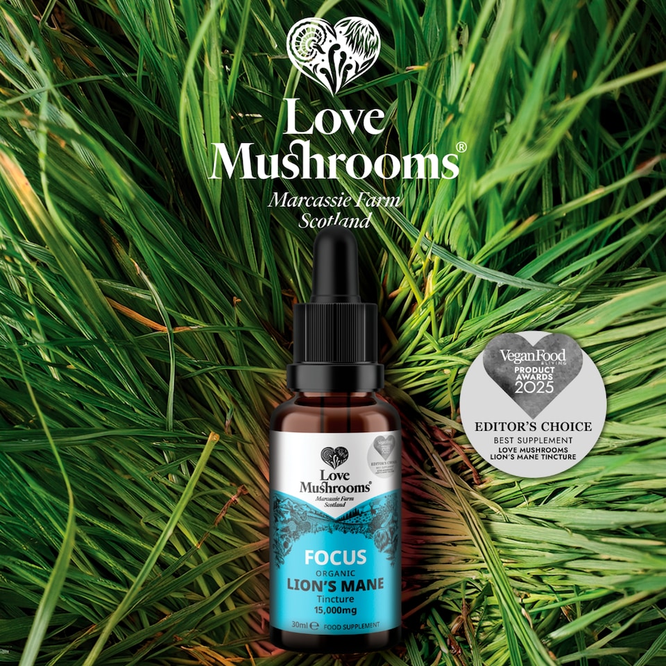 image 1 of Love Mushrooms Lion's Mane Drops, Liquid Extract, 15000mg, 30ml