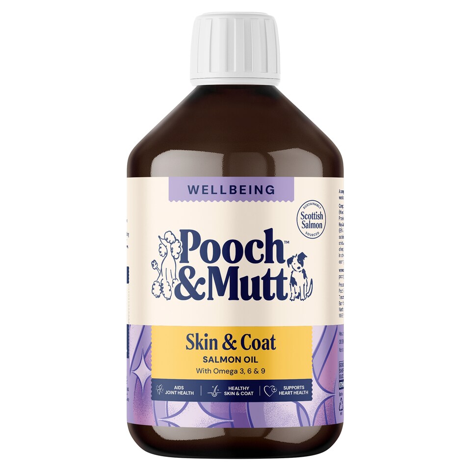 image 1 of Pooch & Mutt Salmon Oil Supplement - Omega 3, 6, 9 500ml