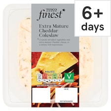 Tesco Finest Extra Mature Cheddar Coleslaw 250g (C)