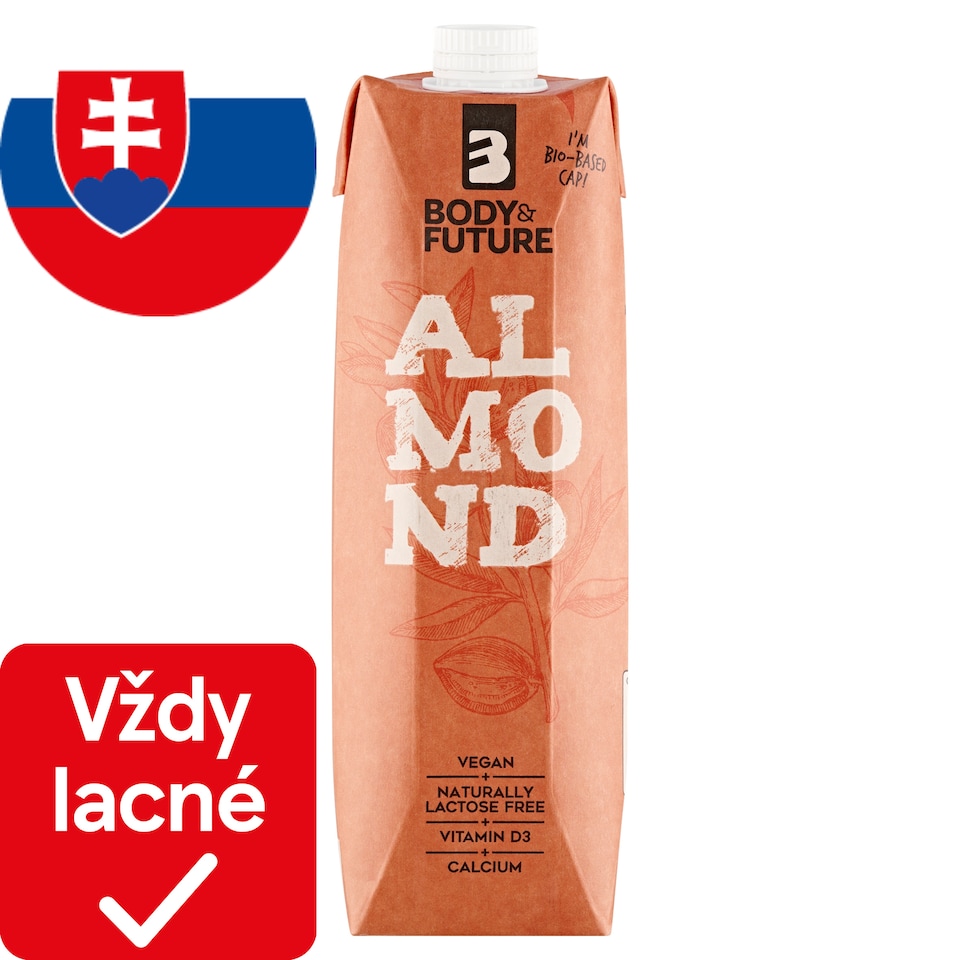 obrázok 1 z Body&Future Mandľový nápoj s vitamínom D3 a vápnikom 1 l