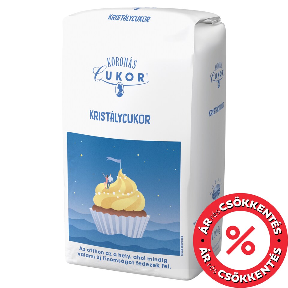 Koronás Cukor kristálycukor 1000 g
