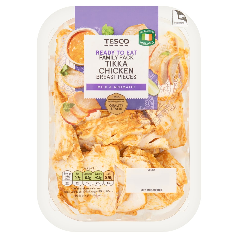 Tesco Tikka Chicken Breast Pieces 240g
