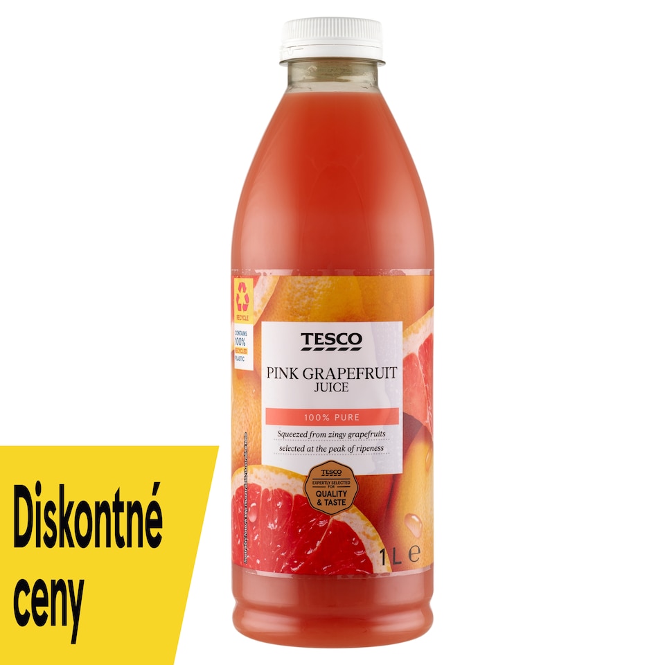 Tesco Pink Grapefruit Juice 1 L