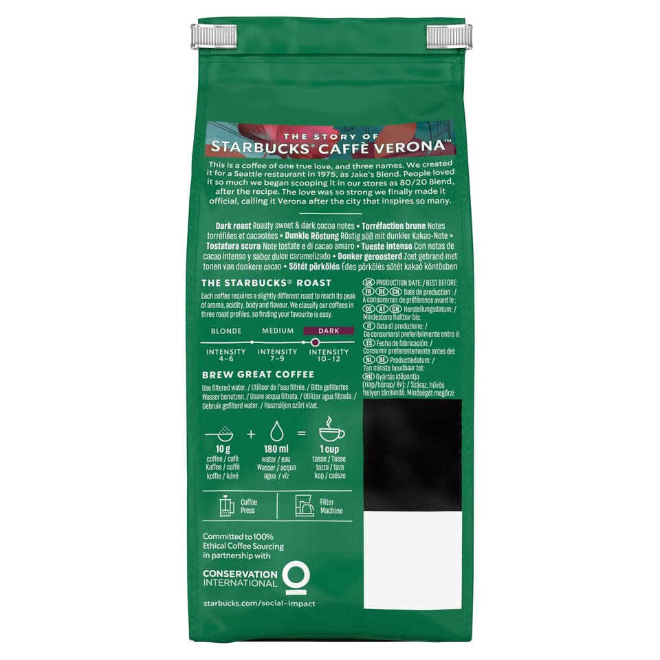 image 1 of Starbucks Caffe Verona 200G