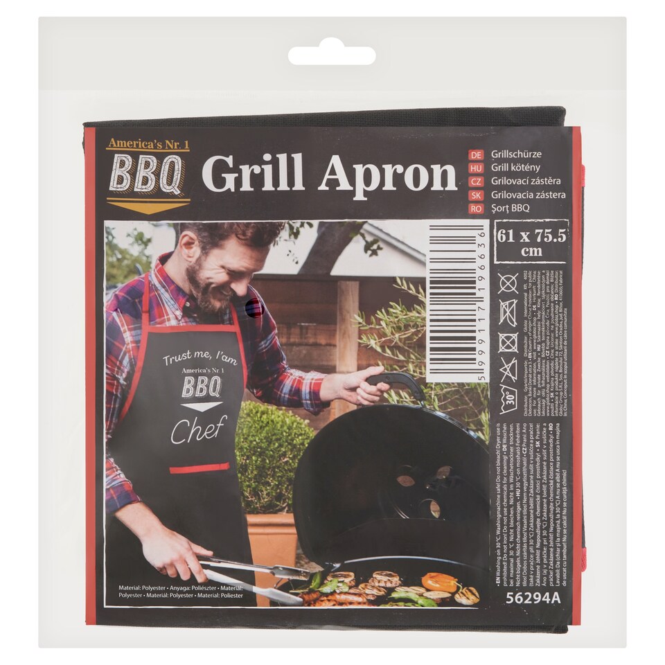 BBQ Grilovací zástěra 61 x 75,5 cm