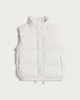 image 4 of F&F Active OUTDOOR Shower Resistant Padded Zip Through Gilet in Cream