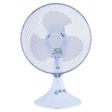Tesco Df918w 9In Desk Fan White