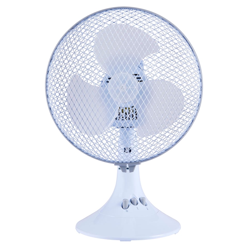 Tesco Df918w 9In Desk Fan White