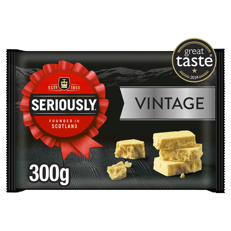 Seriously Vintage Cheddar Cheese 300g