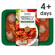 Tesco Spaghetti & Meatballs 400G