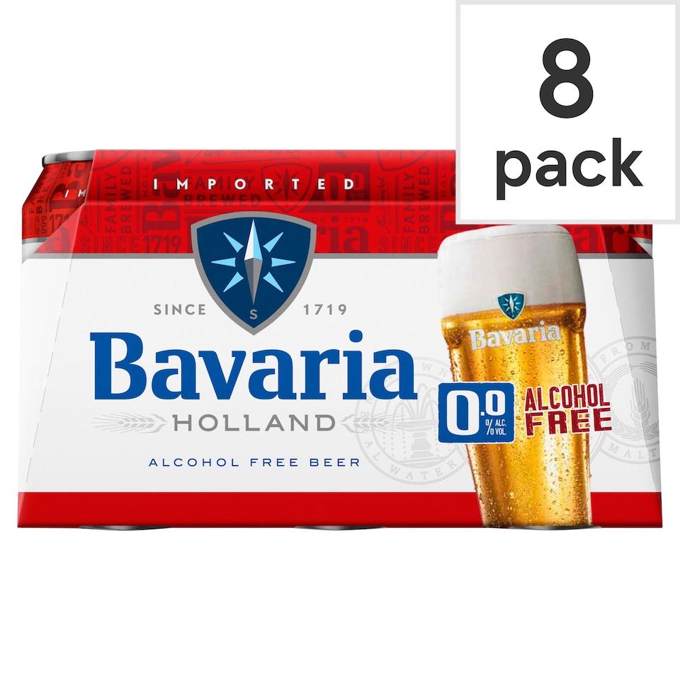 image 1 of Bavaria 0.0% Beer 8 X 330Ml