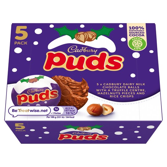 Cadbury Puddings 5 Pack 175G Tesco Groceries
