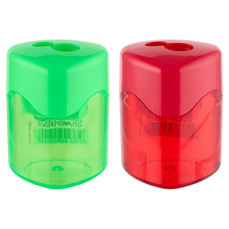 Centrum 2-Hole Pencil Sharpener with Shavings Container