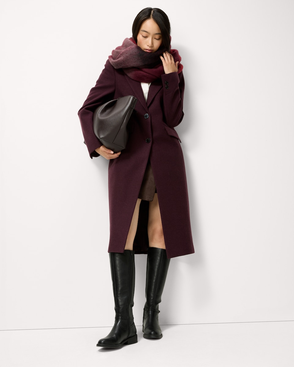 image 1 of F&F Formal Coat in Purple