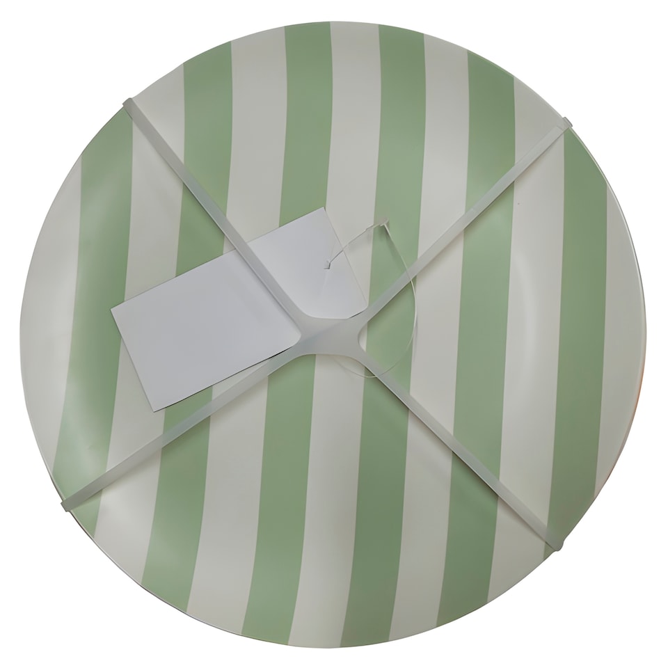F&F Home Striped Dinner Plate 4 Pack