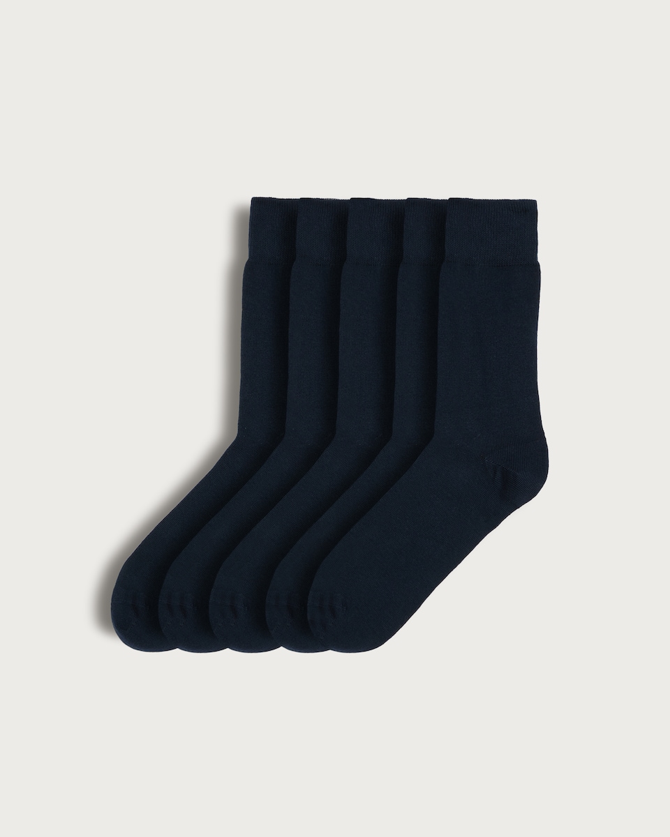 F&F 5-Pack Cotton Rich Ankle Socks in Multi