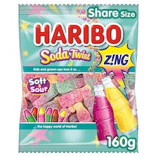 Haribo Soda Twist Zing 160G
