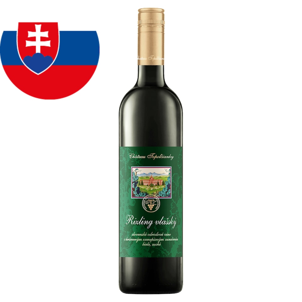 Château Topoľčianky Riesling Blanc Slovak Varietal Dry White Wine 0.75 L