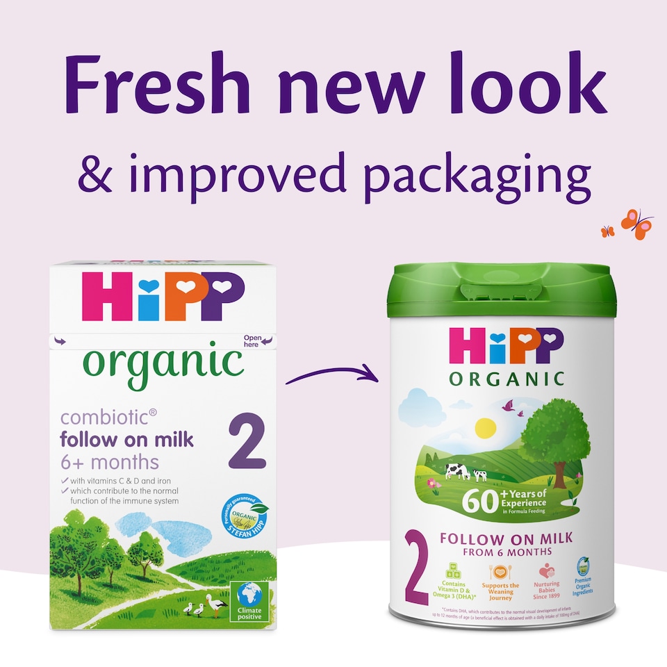 image 1 of HiPP Organic 2 Follow on Baby Milk Powder Formula, From 6 Months, 800g