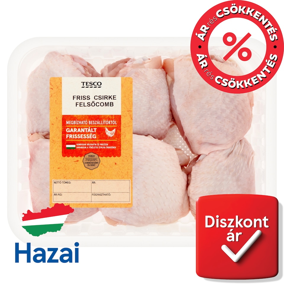 Tesco friss csirke felsőcomb 750 g
