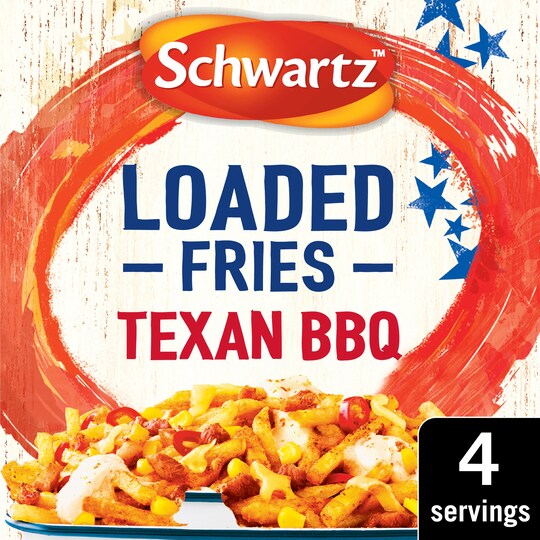 Schwartz Loaded Fries Texan Bbq Seasoning Mix 20G Tesco Groceries