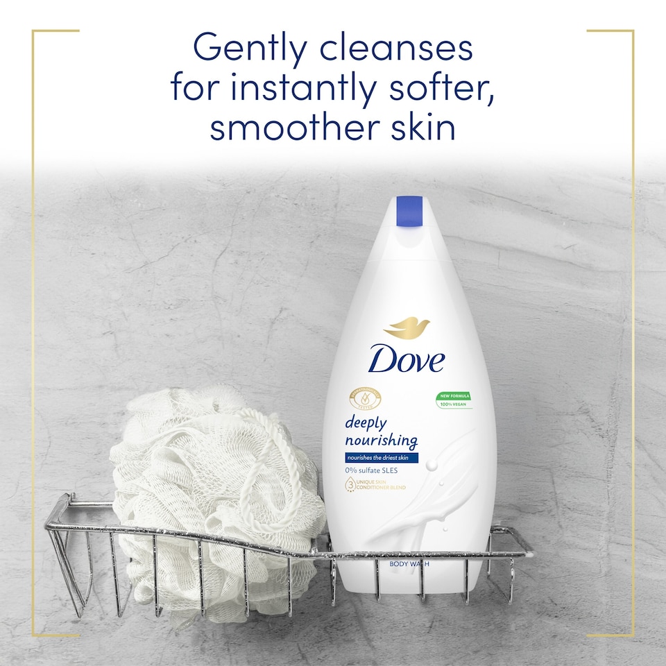 image 1 of Dove Deeply Nourishing Body Wash Shower Gel 450ml