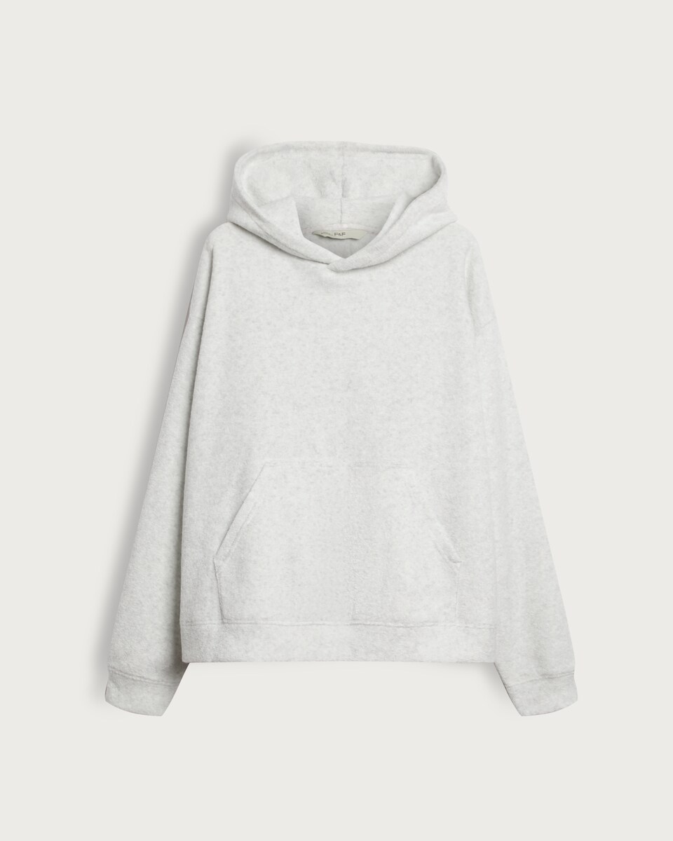 image 1 of F&F Towelling Pyjama Hoodie in Grey