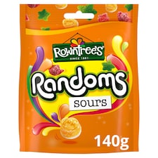 Rowntrees Randoms Sours Pouch Bag 140G