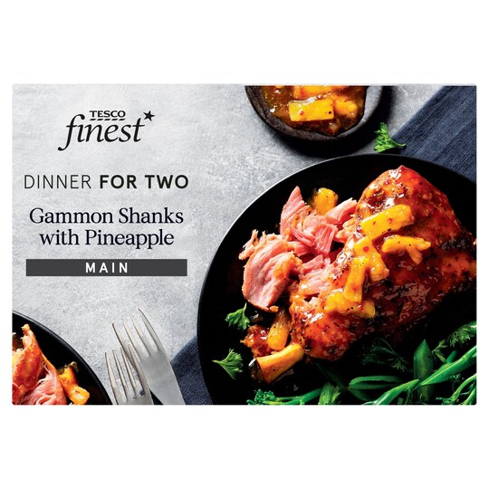 Tesco Finest Slow Cooked Gammon Shank In Pineapple 550G Tesco Groceries