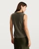 image 4 of F&F Button Up Sleeveless Co-ord Waistcoat in Olive