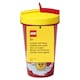 image 1 of Lego Tumbler with Straw Transparent Red Iconic Girl 500 ml
