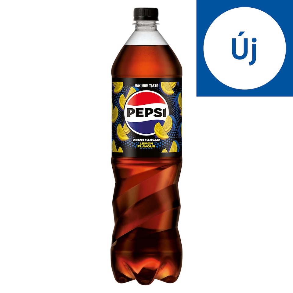 Pepsi Zero Cola Flavoured Energy-Free Carbonated Drink with Sweeteners and Lemon Flavour 1,5 l