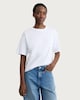image 1 of F&F Pure Cotton Oversized Fit T-Shirt in White