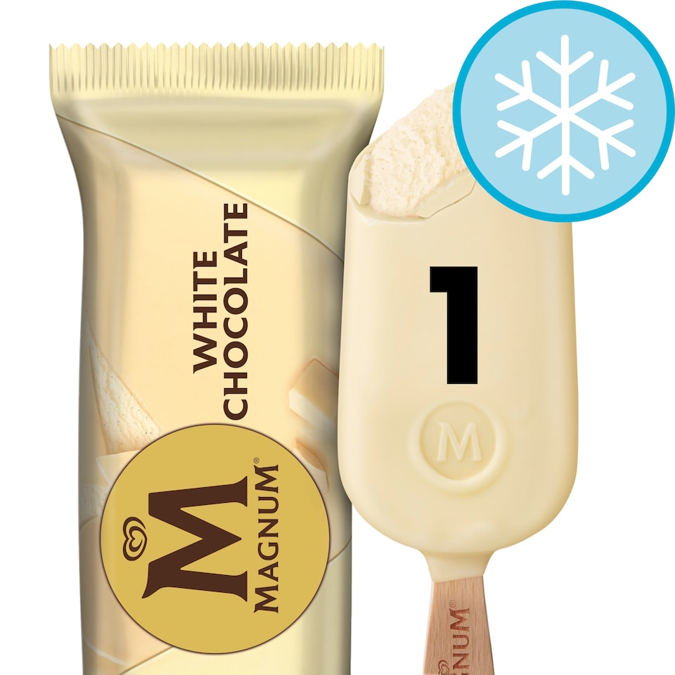 image 1 of MAGNUM WHITE ICE CREAM STICK 110ML
