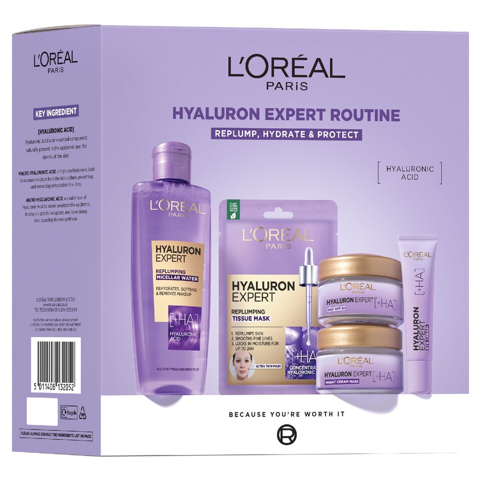 image 1 of  L'Oreal Paris Skin Hyaluron Expert Routine Set