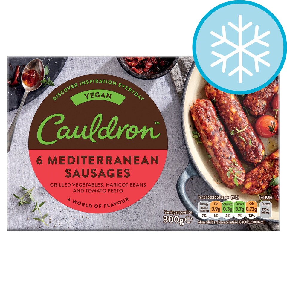Cauldron 6 Vegan Sausages 300G