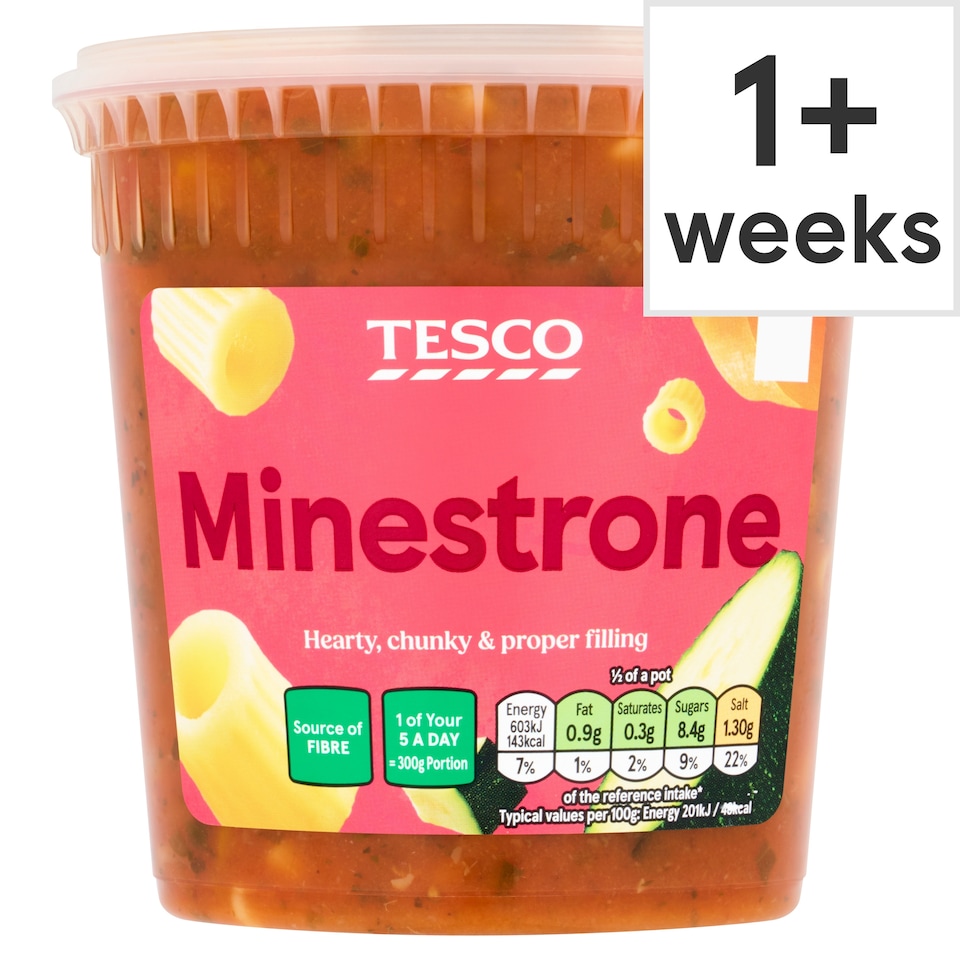Tesco Minestrone Soup 600g